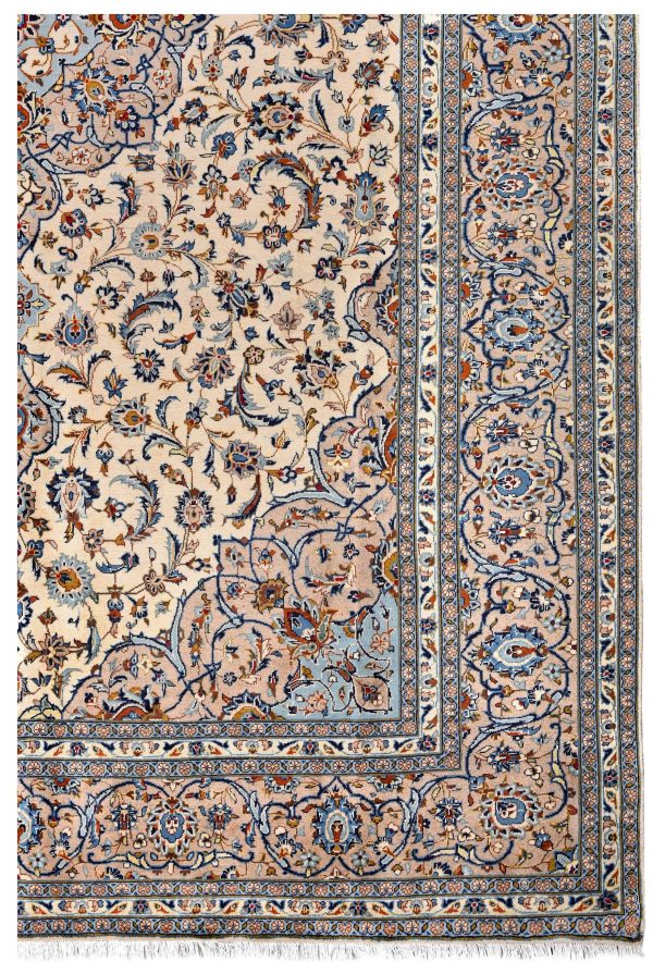 beige Kashan Persian Carpet for sale DR-426 | CarpetShip