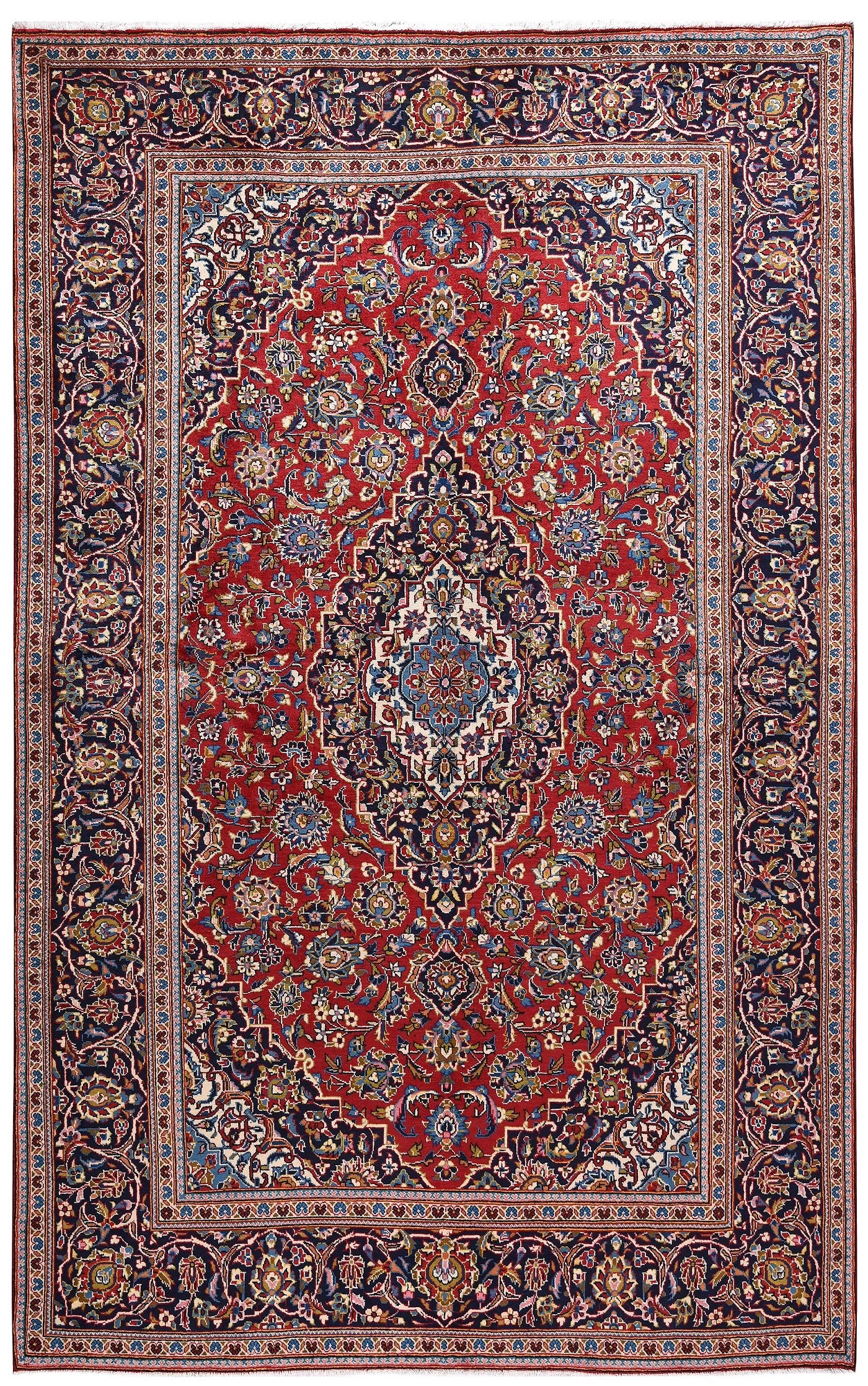 Vintage Persian Rug, Originated from Floral Design ~1996 | CarpetShip