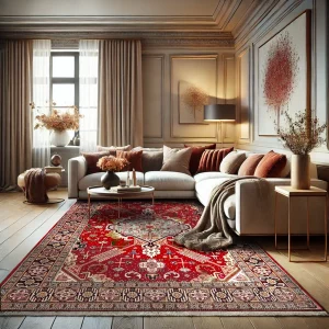 How to Decorate with a Red Persian Rug